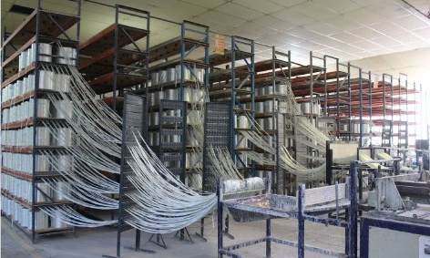 Fibreglass reinforced polymer core plant