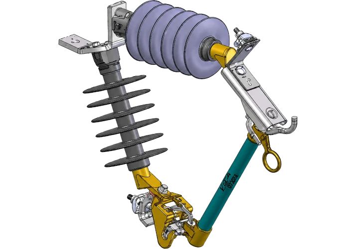 22kV Drop Out Expulsion Fuse Cutout with 750mm creepage